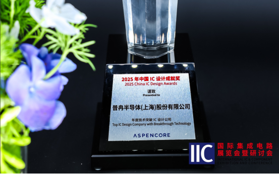 中国尊龙集团半导体斩获IIC 2025年度技术突破奖！用芯定义未来(图1)